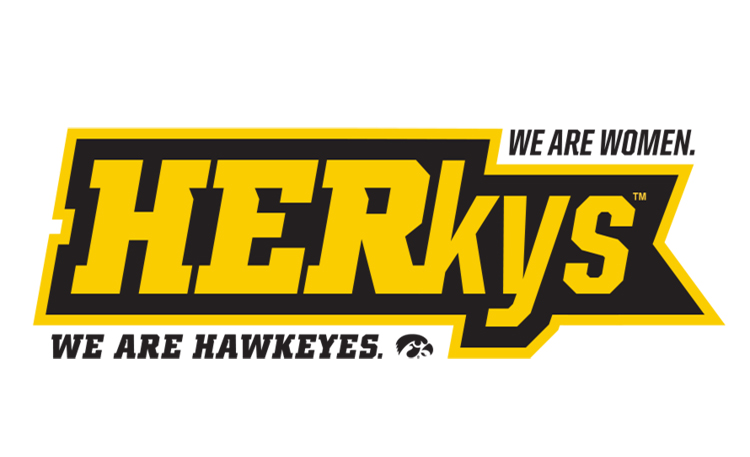 Herkys logo - We are women, we are Hawkeyes